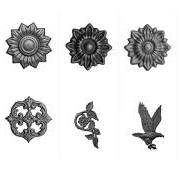Cast Steel Rosette decorative Ornament